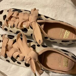 Women's Keds x kate spade new york triple kick genuine calf hair sneaker
